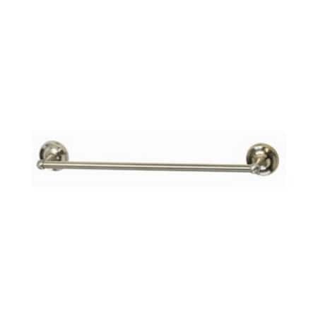 Homewerks Homewerks Worldwide 231184 18 in. Home Point Round Towel Bar; Nickel 231184